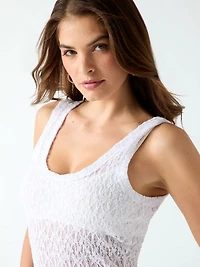 Lace tank top