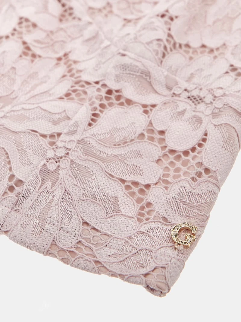 Lace cropped top