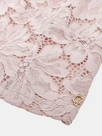 Lace cropped top