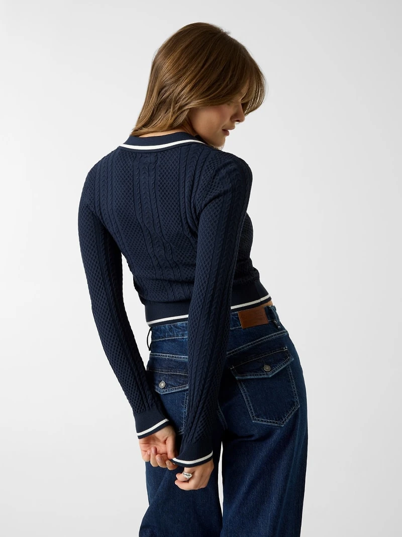 Full zip sweater
