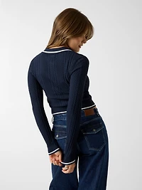 Full zip sweater