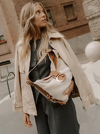 Camden Shearling Shoulder Bag