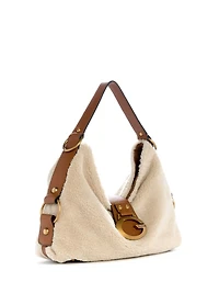 Camden Shearling Shoulder Bag