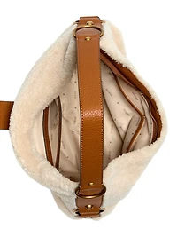 Camden Shearling Shoulder Bag