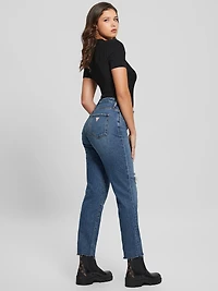 Eco Distressed Mom Jeans