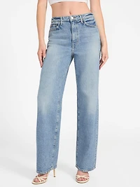 Eco High-Rise Straight Denim Jeans