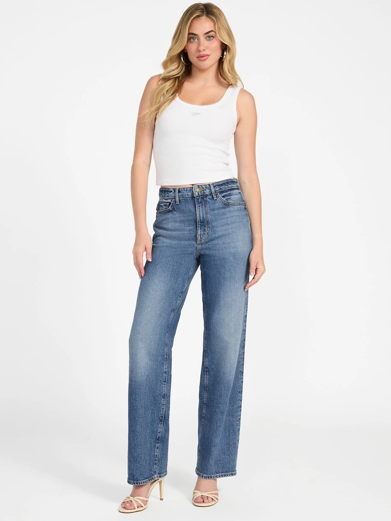 Eco High-Rise Straight Denim Jeans