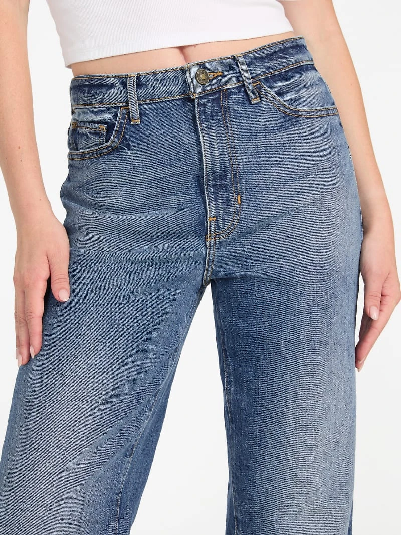 Eco High-Rise Straight Denim Jeans
