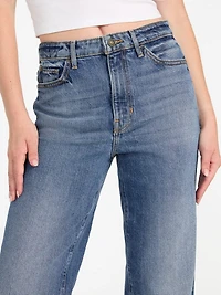 Eco High-Rise Straight Denim Jeans