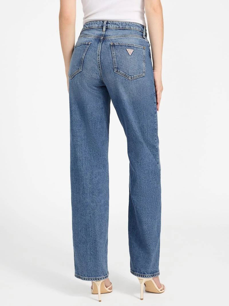 Eco High-Rise Straight Denim Jeans
