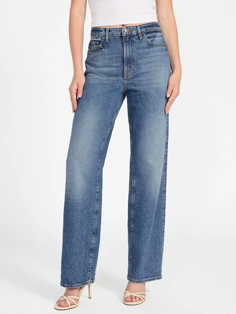 Eco High-Rise Straight Denim Jeans