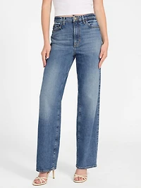 Eco High-Rise Straight Denim Jeans