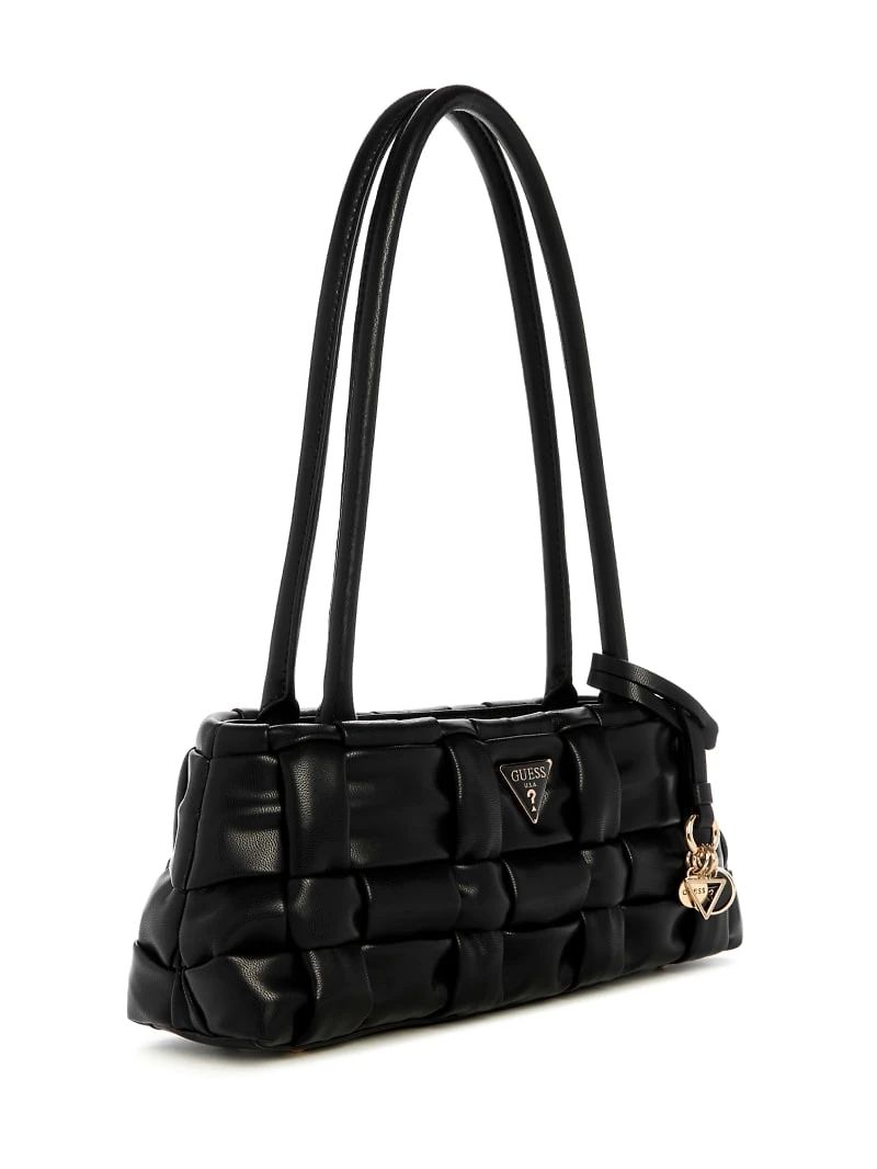 Marion Woven Shoulder Satchel