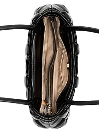 Marion Woven Shoulder Satchel