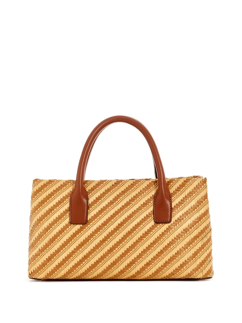 Simona Straw Small Satchel