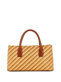 Simona Straw Small Satchel