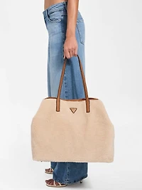 Victtoria Shearling Large Tote Set