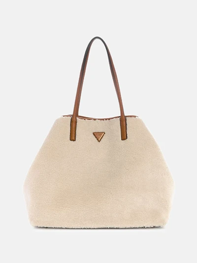Victtoria Shearling Large Tote Set