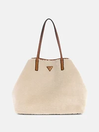 Victtoria Shearling Large Tote Set