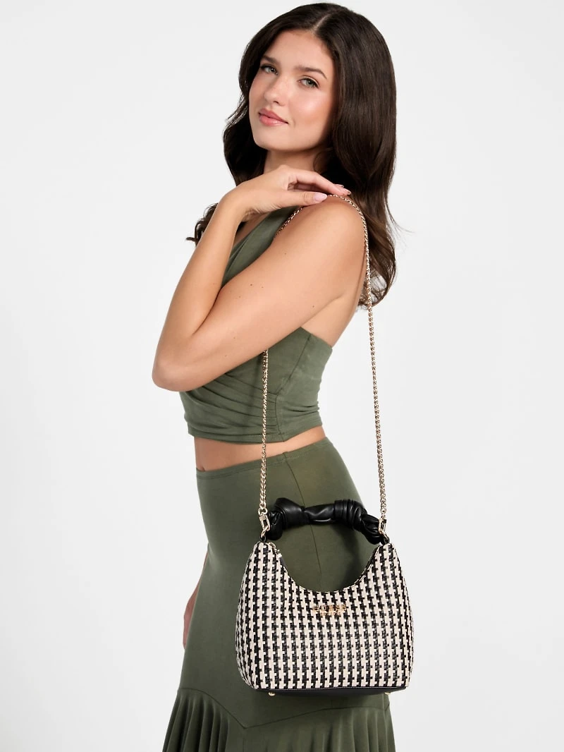 Mirema Woven Small Hobo Bag