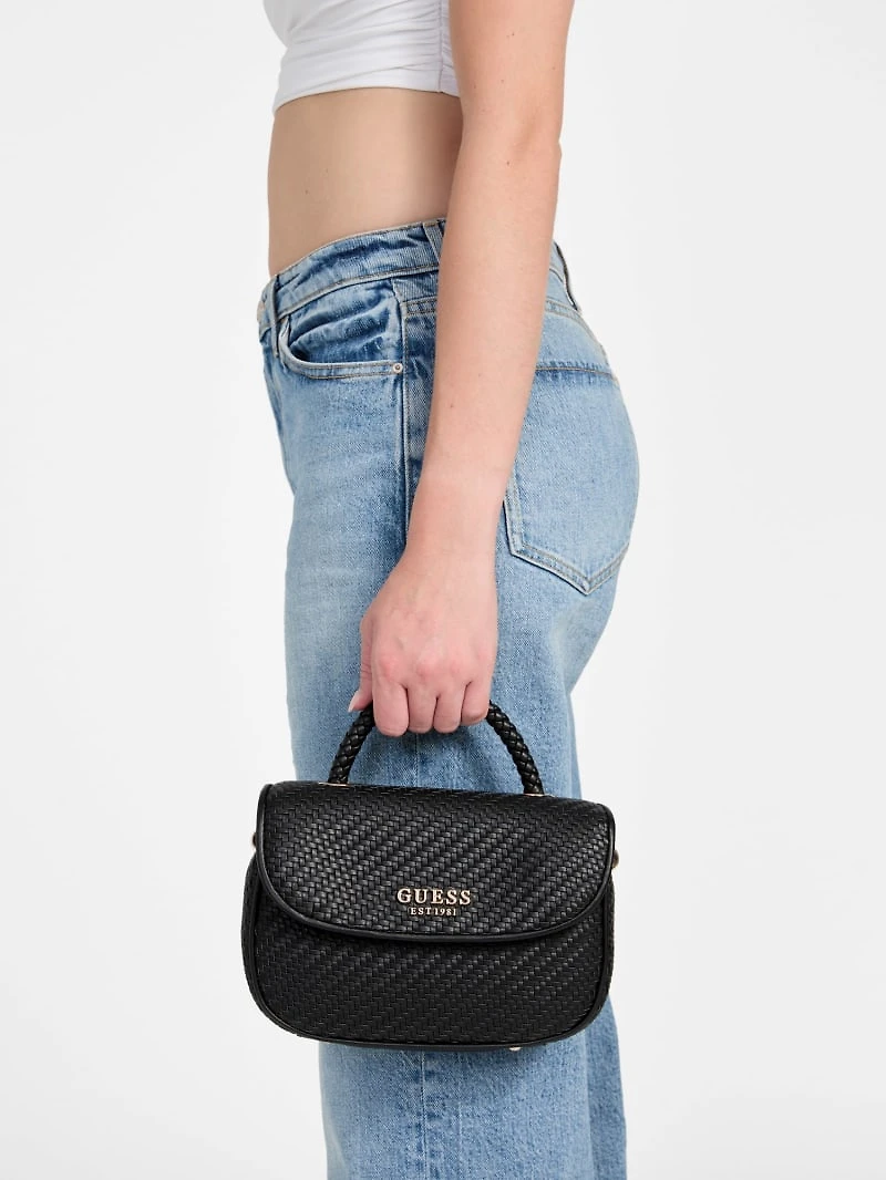 Mirema Woven Top-Handle Bag