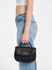 Mirema Woven Top-Handle Bag