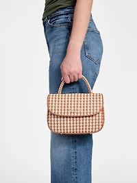 Mirema Woven Top-Handle Bag