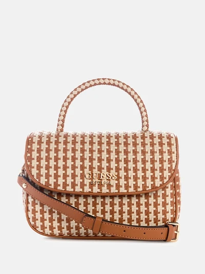 Mirema Woven Top-Handle Bag