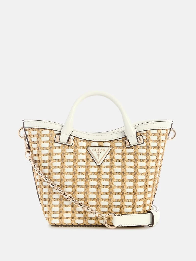 Atalia Raffia Mini Tote