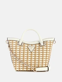 Atalia Raffia Mini Tote