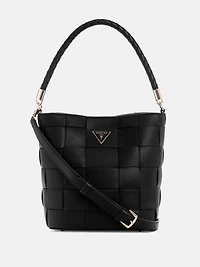 Maylee Woven Bucket Bag