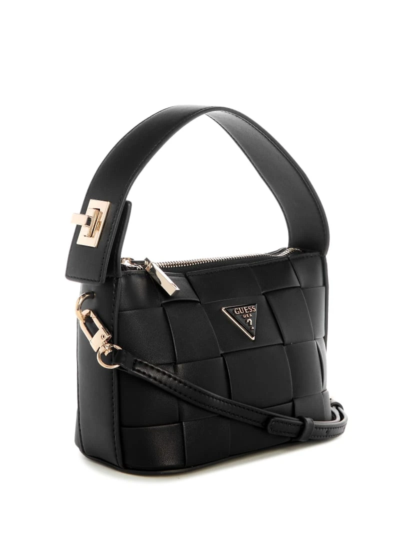 Maylee Woven Mini Hobo Bag