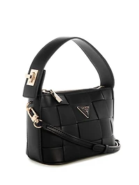 Maylee Woven Mini Hobo Bag
