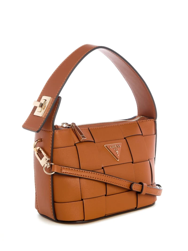 Maylee Woven Mini Hobo Bag