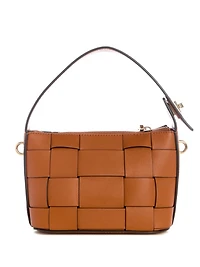 Maylee Woven Mini Hobo Bag
