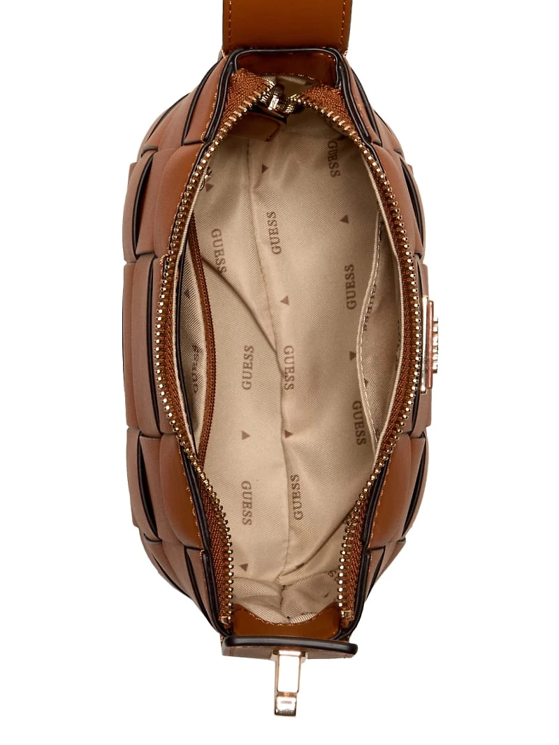 Maylee Woven Mini Hobo Bag