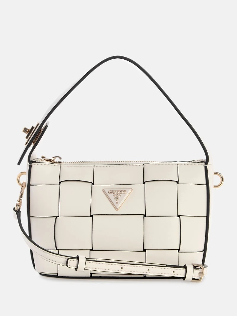 Maylee Woven Mini Hobo Bag