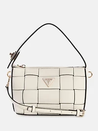 Maylee Woven Mini Hobo Bag