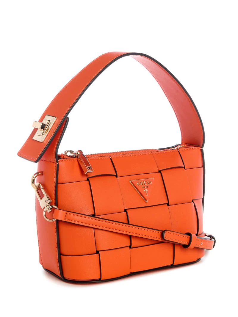 Maylee Woven Mini Hobo Bag