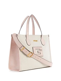 G Status Snake-Embossed Tote