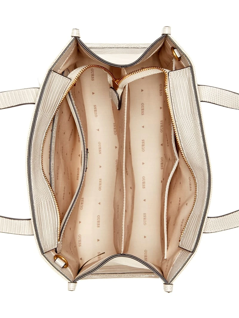 G Status Snake-Embossed Tote