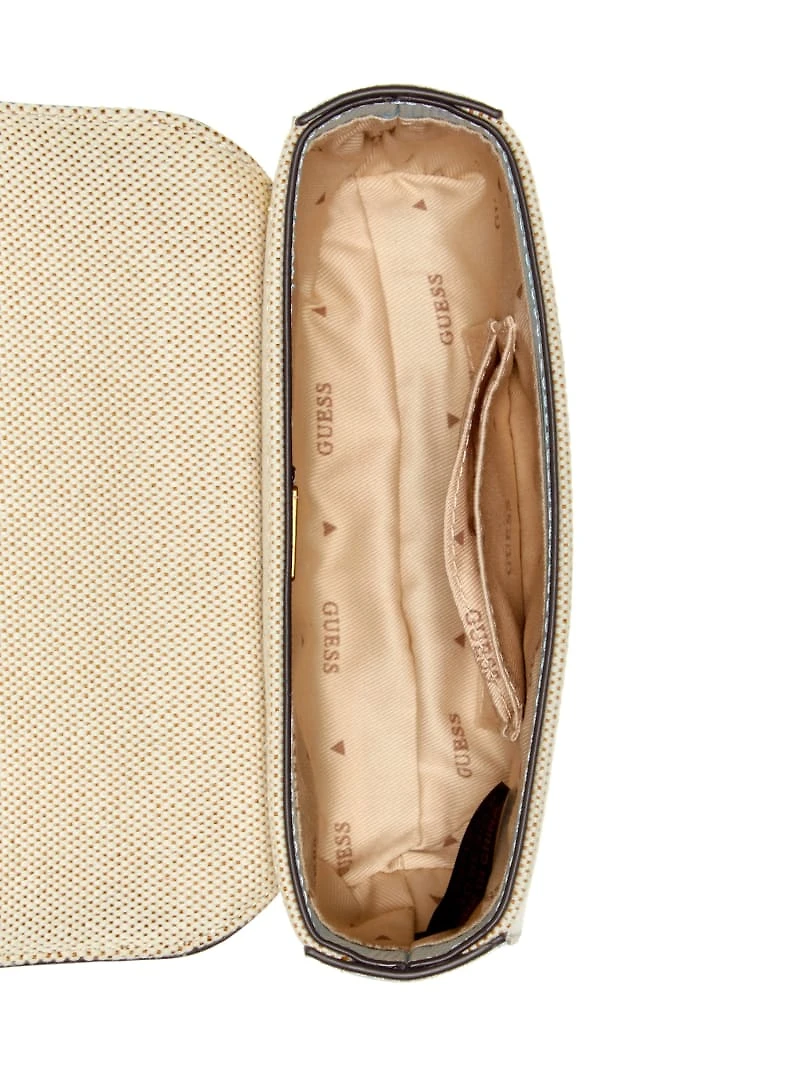 G Status Snake-Embossed Mini Crossbody