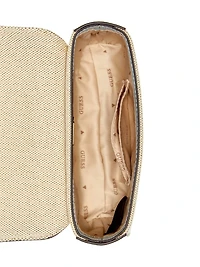 G Status Snake-Embossed Mini Crossbody