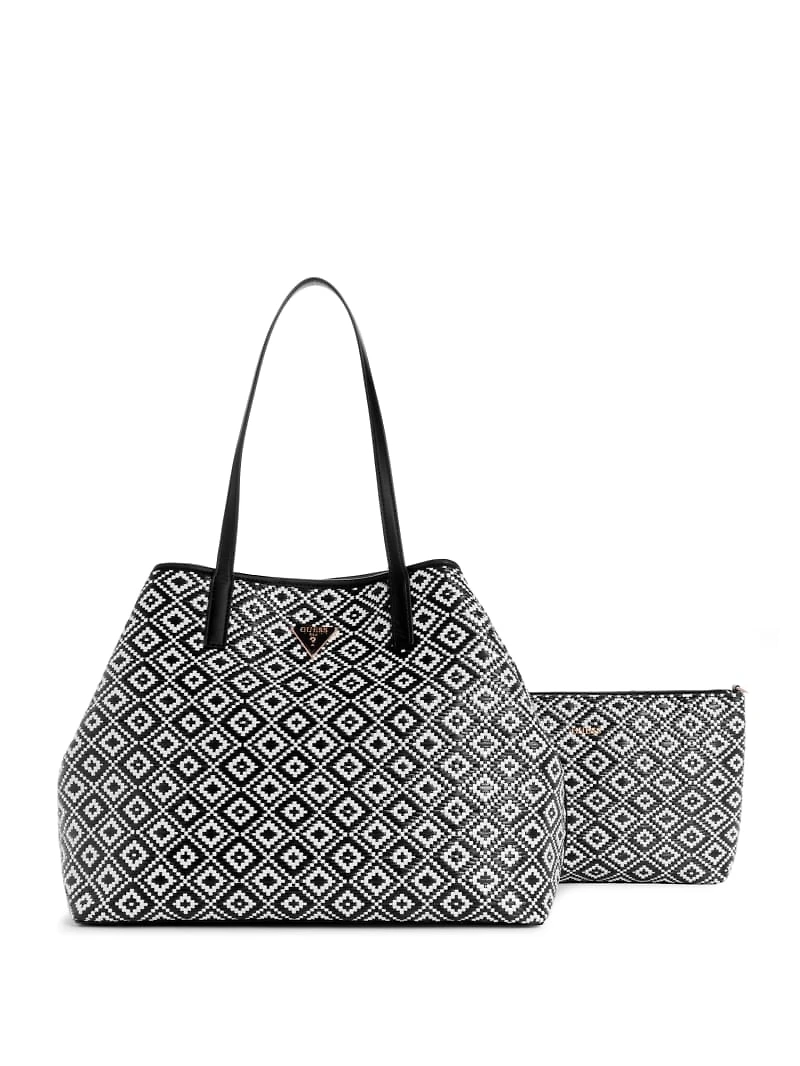 Vikky Straw Tote Set