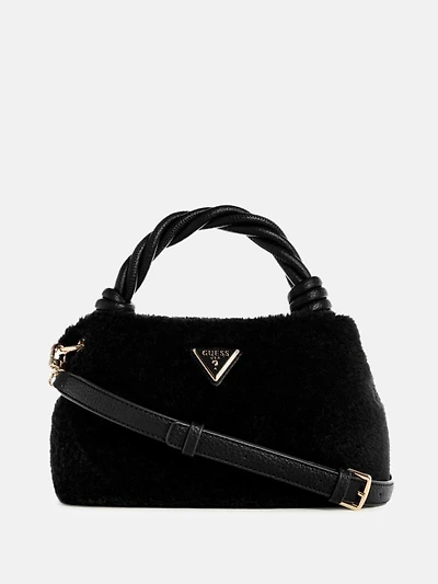 Shaida Faux-Fur Top-Handle Crossbody