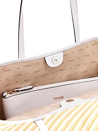 Vikky Woven Straw Tote Set
