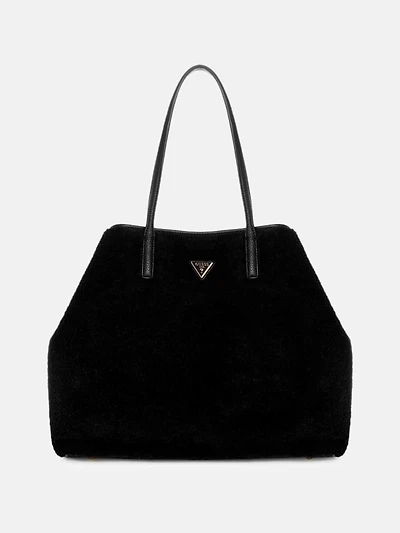 Victtoria Faux-Fur Large Tote Set