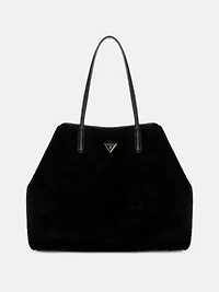 Victtoria Faux-Fur Large Tote Set