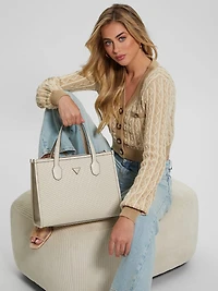 Silvana Woven Tote