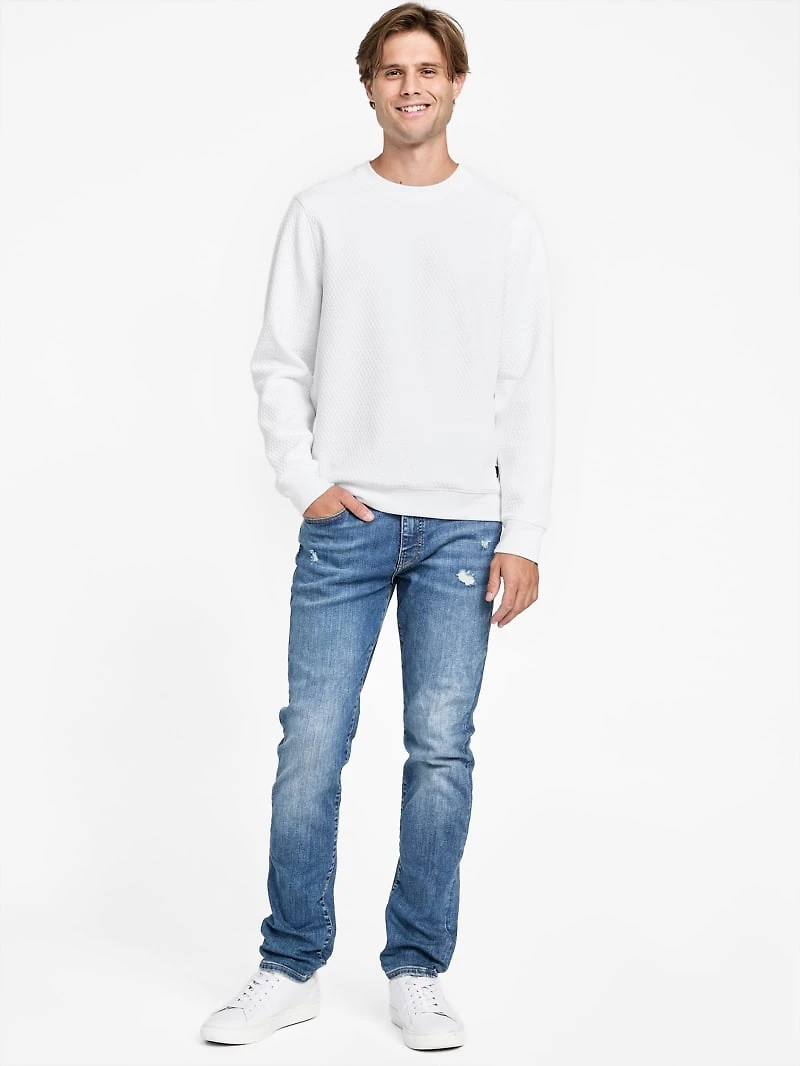 Omar Jacquard Crewneck Pullover